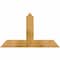 Ekena Millwork Portland Rough Sawn Timber Gable Bracket, Western Red Cedar, 48"W x 28"H x 2"D x 6"F, 14/12 Pitch GBW048X28X0206POR00RWR - alternate 1